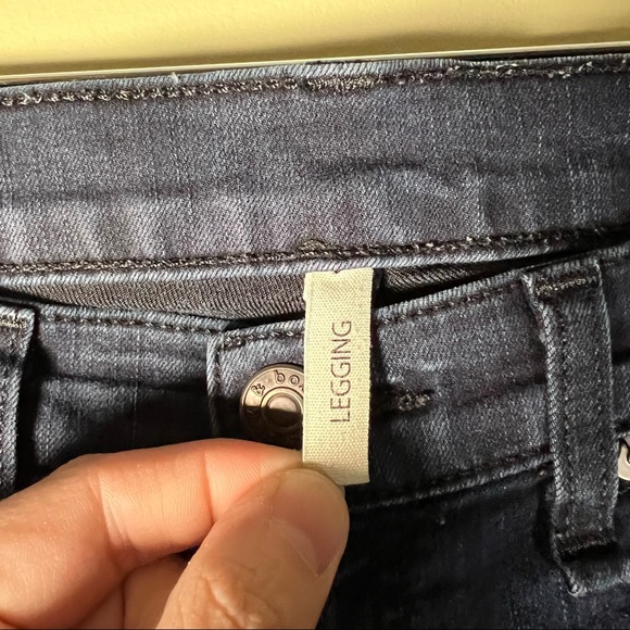 Rag and Bone Legging Jeans Midnight Wash Mid Rise - Picture 6 of 9